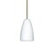 Besa Lighting Riva 9 Cord Pendant, Opal Matte, Satin Nickel Finish, 1x9W LED 1TT-151107-LED-SN - alternate 1